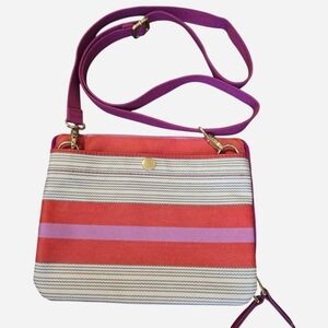 Striped Fossil Women's Crossbody Bag